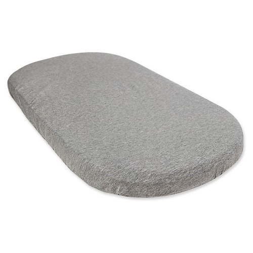 Burt's Bees Baby Organic Cotton Bassinet Sheet in Heather Grey