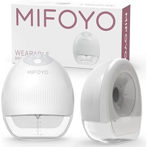 Wearable Breast Pump Hands Free: Electric Portable Breastfeeding Pumps with 4 Modes & 9 Levels - Rechargeable Wireless Milk Pump with Smart Display for Moms - 24mm 2 Pack