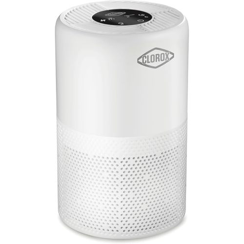 Clorox Turbo Air Purifiers for Home, True HEPA Filter, Quickly Cleans Medium Rooms Up to 1,000 Sq Ft, Reduces 99.9% of Mold, Viruses, Wildfire Smoke, Allergens, Pet Allergies, Dust, Whisper Quiet