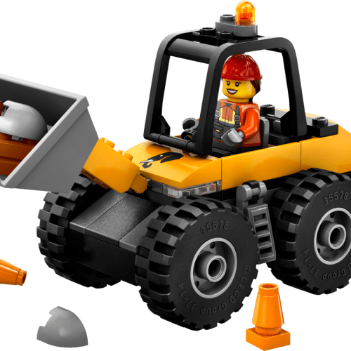 Yellow Construction Wheel Loader 60450 | City | Buy online at the Official LEGO® Shop US