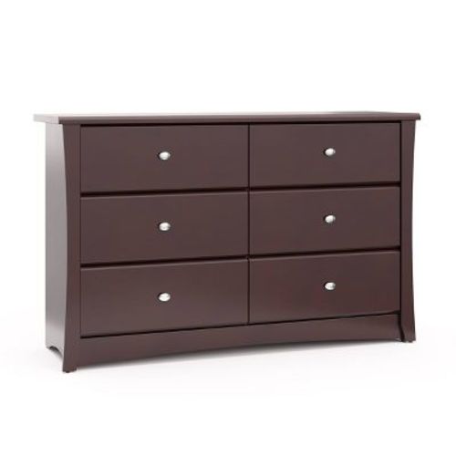 Storkcraft Crescent 6-drawer Double Dresser - Espresso