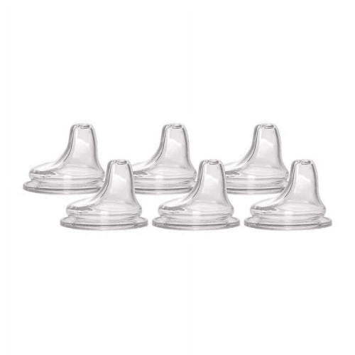 Nuk Clear Replacement Spouts - 6 PACK Clear