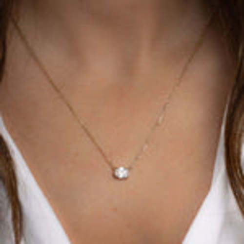 Oval Pendant Necklace – Sami Jewels