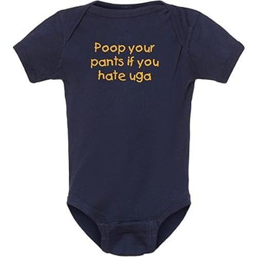 Tech Poop Your Pants if You Hate Georgia Funny Baby Bodysuit