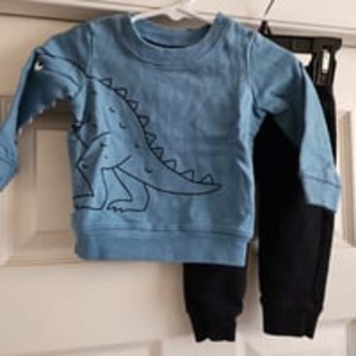Baby boy dino outfit 9M