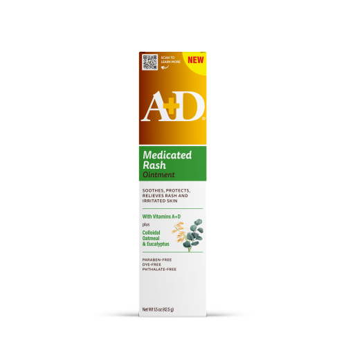A+D Medicated Rash Ointment 1.5 oz – Relieves Rash & Skin Irritated Skin HSA/FSA Eligible