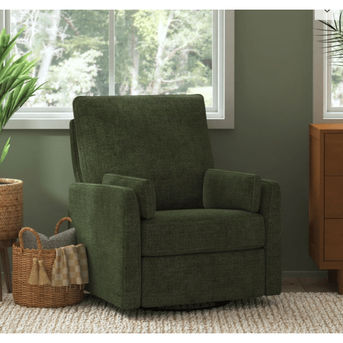 Carter's by DaVinci Ethan Swivel Recliner in Performance Fabric & Reviews | AllModern