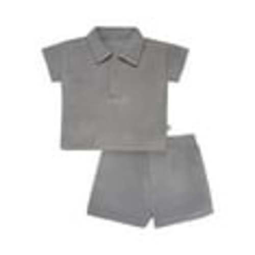 Modern Moments by Gerber Baby Boy Short Sleeve Shirt and Short Outfit Set, 2-Piece, Sizes 0/3 Months - 24 Months