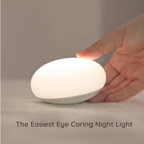 Anico EASZZZ Baby Night Light, Nursery Night Lamp for Breastfeeding, Soft BPA Free Silicone Touch Night Lamp, Eye Caring, Easy Flip Design, Stepless Dimming, 1-Pack