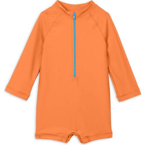 Baby One-Piece Rash Guard, Cantaloupe - Primary | Maisonette