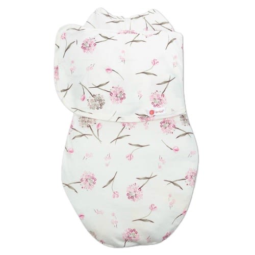 EMBÉ Starter 2-Way Swaddle, 0-3 M, Blanc