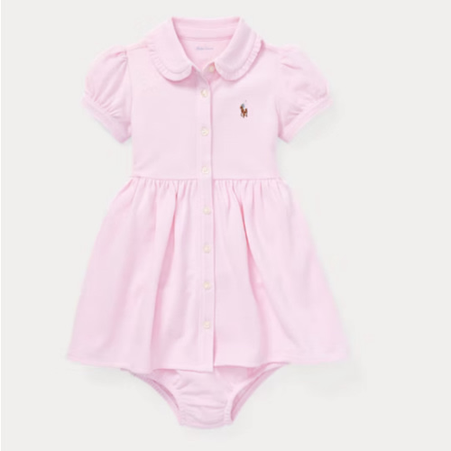 Knit Mesh Oxford Dress & Bloomer | Ralph Lauren