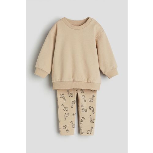 2-piece Sweatshirt and Leggings Set 6M