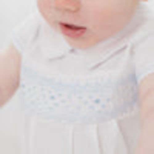Magnolia Baby Boy Lilly & Lucas Smocked Bubble - Blue