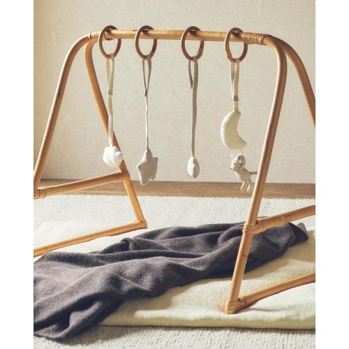 RATTAN BABY GYM