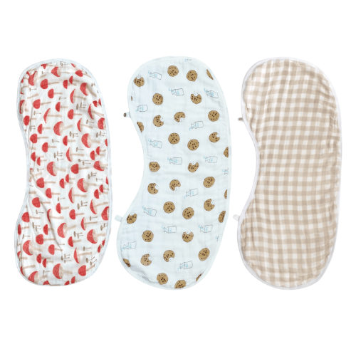 2-in-1 Burp Cloth Bibs | Snack Time Set (3-Pack) – Dear Perli