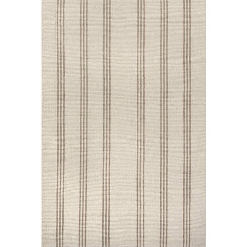 Hawthorn Striped Wool Rug | Ivory