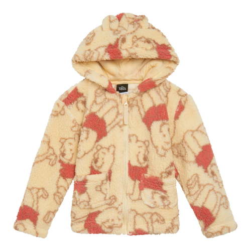 Disney Winnie the Pooh Cozy Sherpa Zip Up Cosplay Hoodie Newborn to Toddler