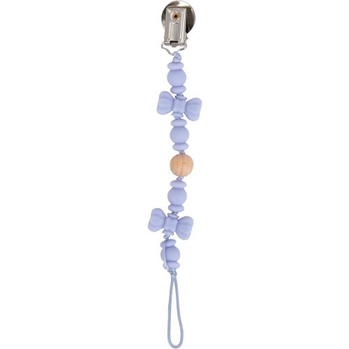 Nuby Pacifinder Silicone Pacifier Clip - Baby Pacifier Holder Clip with Convenient Hook Loop - Bowtie