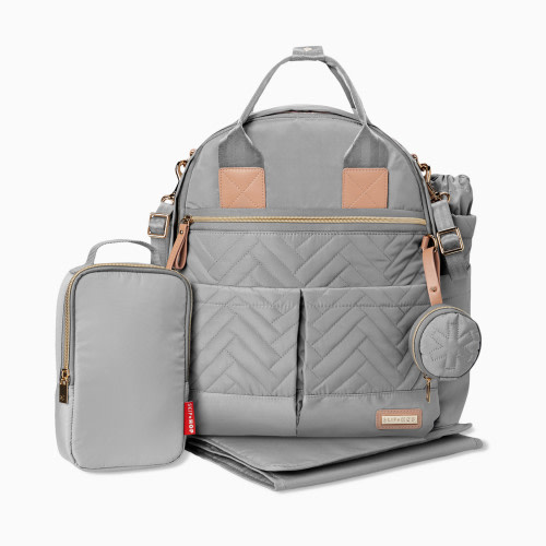 Suite 6-Piece Diaper Backpack - Dove
