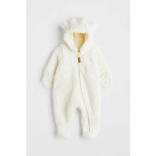 FAUX SHEARLING OVERALL