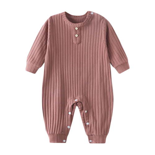 DHFJKG Toddlers Boys Bodysuit Warm Thickened Long Sleeve Ribbed Solid Color Comfortable Onesie Baby Onesies Unisex 0-3 Months