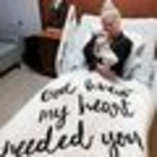 God Knew My Heart Needed You Organic Muslin Swaddle Blanket