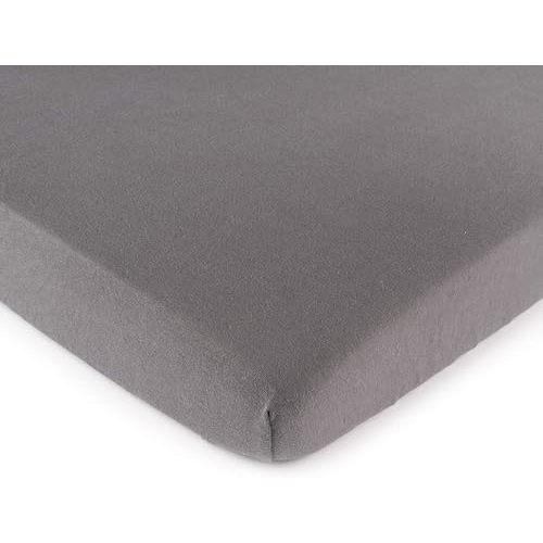 SheetWorld Fitted Pack N Play Playard Sheet Compatible with Maxi COSI Swift Play Yard 31 x 39 inches, 100% Cotton Jersey, Hypoallergenic, Butter Soft, Dark Grey, Made in USA