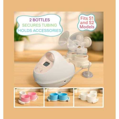 Bottle Holder for Spectra Breast Pump - Fits All S1 S2 Versions - Organize Your Space and Simplify Your Pumping Journey - Functional Design