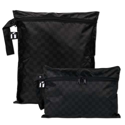 Wet Bag + Wet/Dry Clutch Set: Rich Black