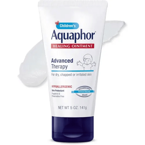Aquaphor Children's Advanced Therapy Healing Ointment, 41% Petrolatum Skin Protectant Ointment for Minor Wound Care, Chapped or Cracked Skin and Lips, 5 Oz Tube