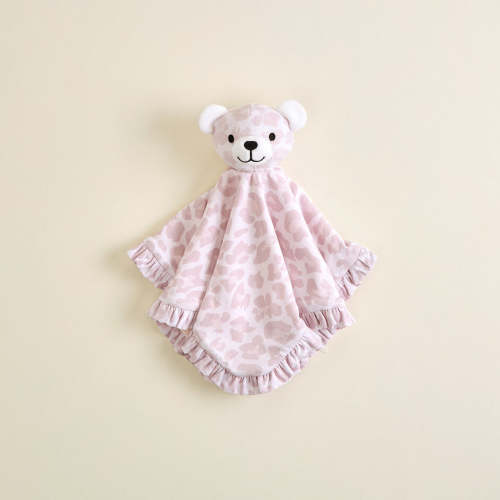 Leopard Pink Reversible Baby Lovey | Amaya
