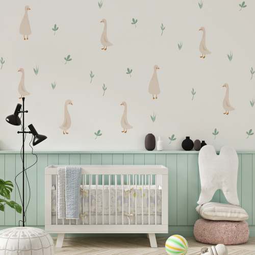Pastel Geese