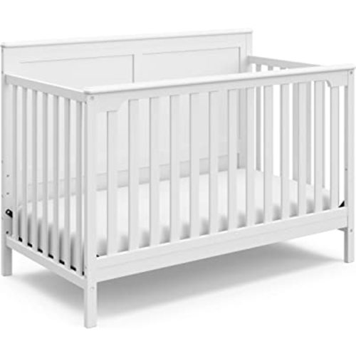Storkcraft Alpine 5-in-1 Convertible Crib (White)