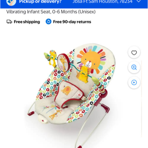 Bright Starts Playful Pinwheels Bouncer with Infant Vibrating Seat, Portable, 0-6 Months (Unisex) - Walmart.com