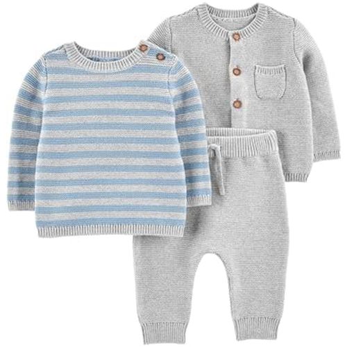 Simple Joys by Carter's unisex-baby 3-piece Sweater Set