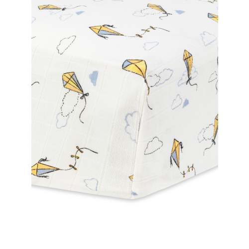 Muslin - Crib Sheet - Kites