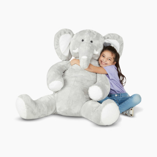 Melissa & Doug Gentle Jumbo Oversized Plush - Elephant