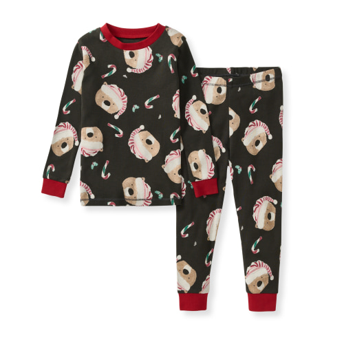 Candy Cane Bears Matching Family Two-Piece Pajamas – Burt's Bees Baby