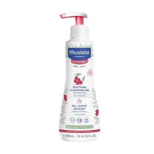 Mustela Sensitive Moisturizing Soothing Baby Cleansing Gel - Unscented - 10.14 fl oz