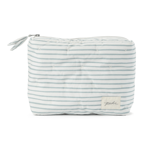 On The Go Pouch - Stripes Away Deep Sea