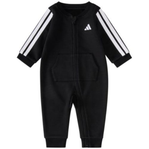 Baby Boys French Terry Round Neck Long Sleeve Coverall
