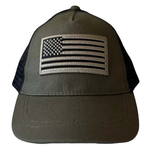 American flag infant trucker hat