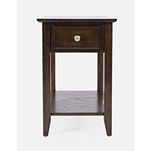Jofran,Modern Espresso Chairside End Table