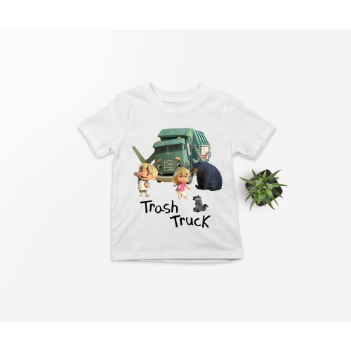 Trash Truck Shirt, Birthday Boy Girl, Trash Truck Tee, Truck Matching Tee, Hank Trash Truck, Trash Truck Gift, Family Matching,Gift For Kids