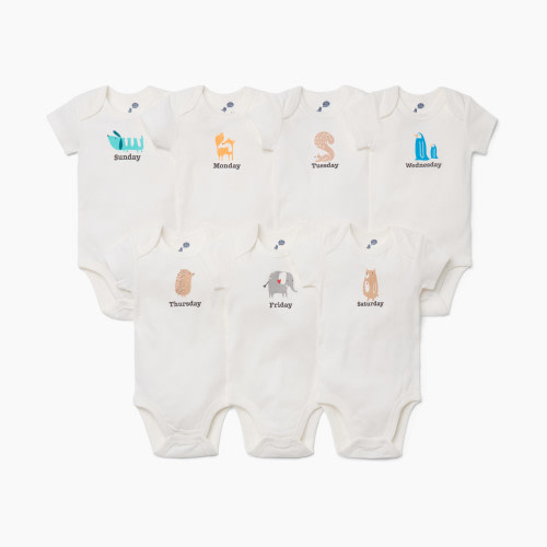 Small Story Days Of The Week (7 Pack) - Animal Friends, 0-3 M