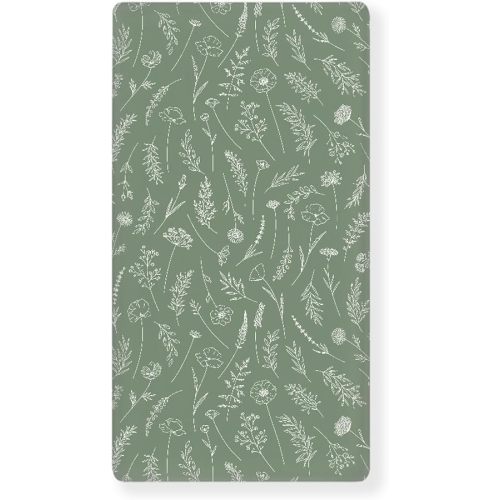 Wildflowers Meadow and Flowers Fitted Crib Sheet