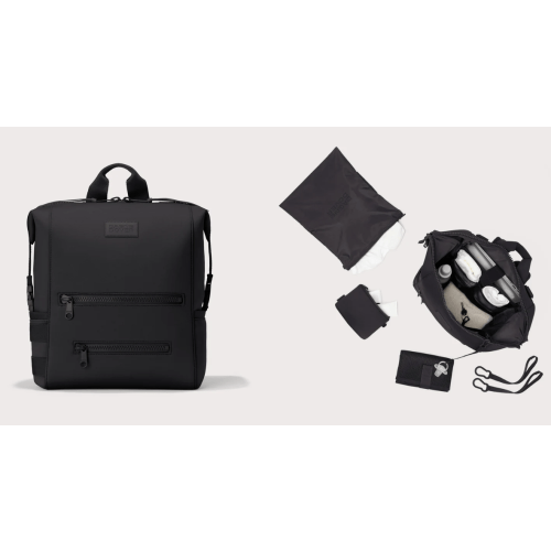 Indi Diaper Backpack in Onyx, Large