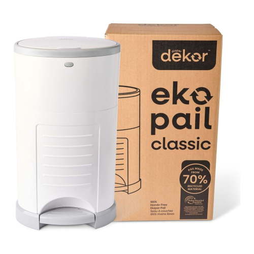 Dekor Eko Classic Diaper Pail - White