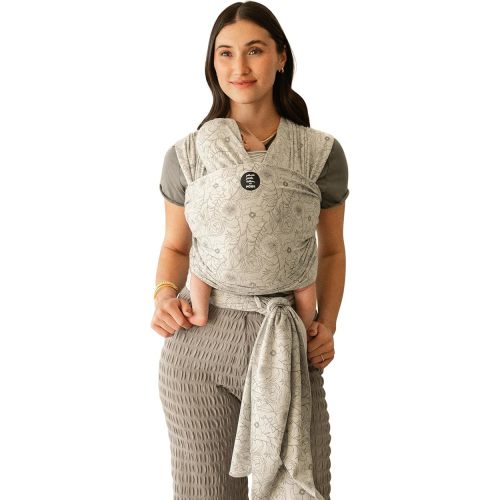 Moby Wrap Baby Carrier by Petunia Pickle Bottom | Classic | Baby Wrap Carrier for Newborns & Infants | #1 Baby Wrap | Keeps Baby Safe & Secure | Adjustable for All Body Types | Seaside Poppies